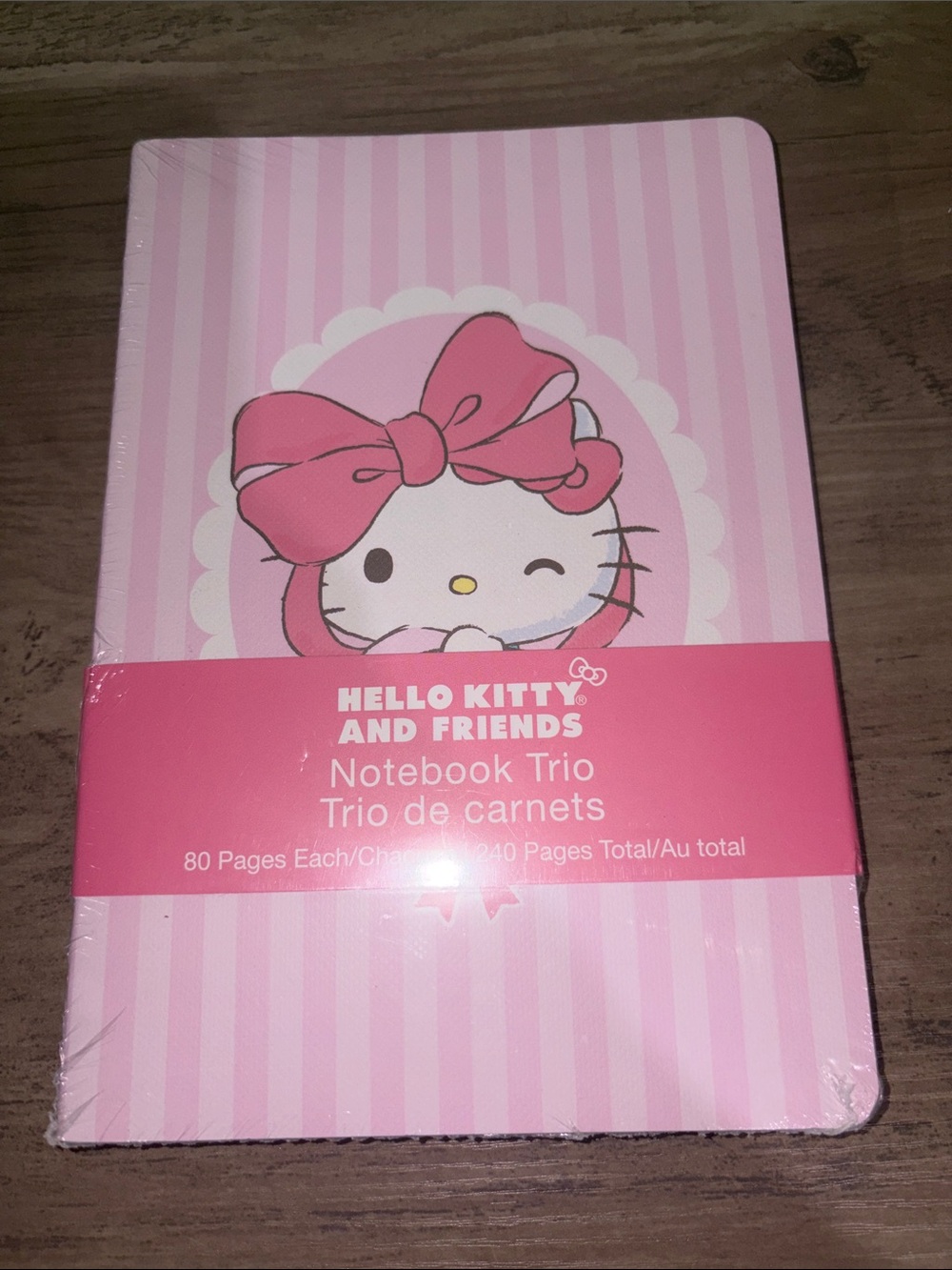 🆕💜 Sanrio Hello Kitty & Friends Notebook Trio 3 Pack Kuromi Cinnamoroll NEW